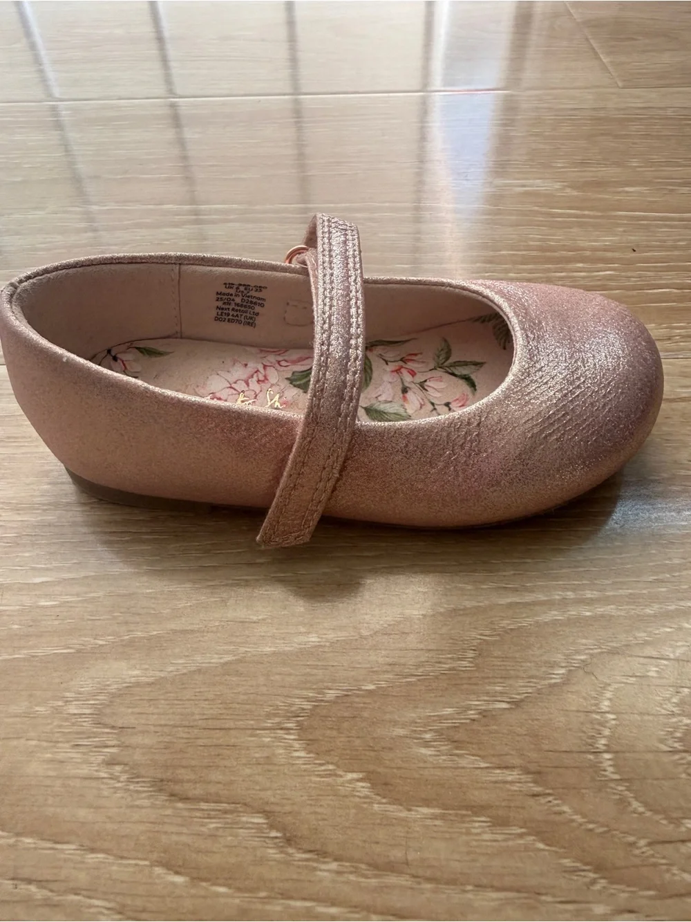 Next Direct Rose Gold Mary Jane Shoes